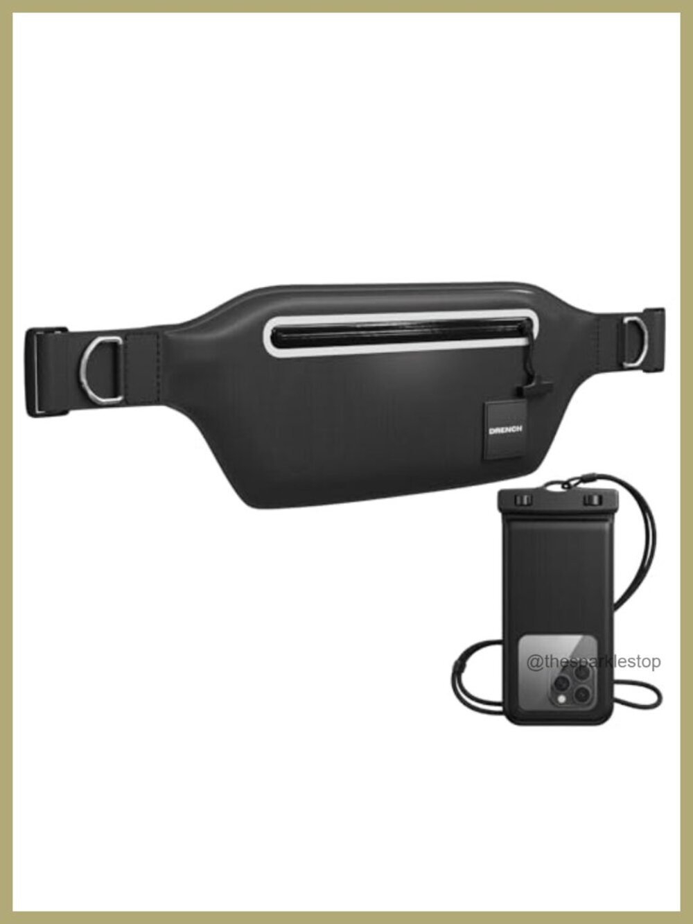 Waterproof Fanny Pack Dry Bag with Floating Phone Pouch IPX8 for Swimming